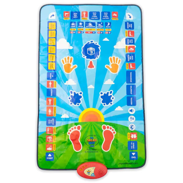 Interactive Kids Prayer Mat in Pearl Cotton – 8 Languages for Ages 3–9