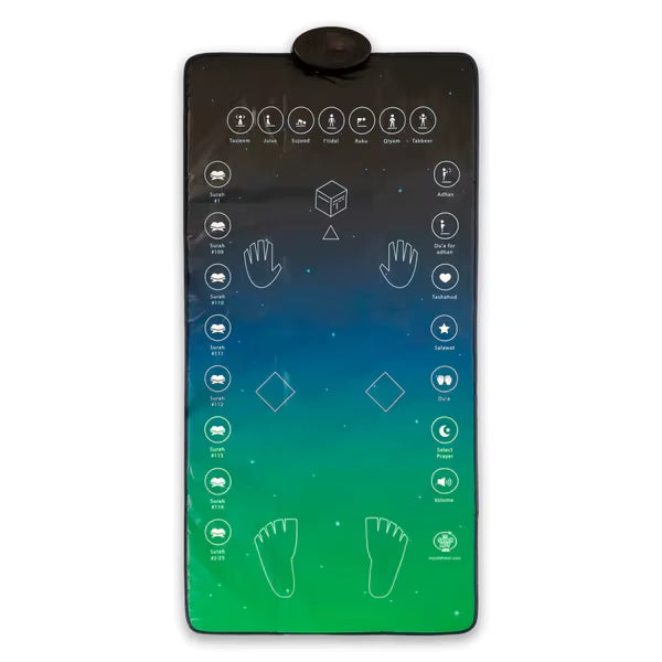 Smart Interactive Prayer Mat for Adults – Pearl Cotton, 7 Languages