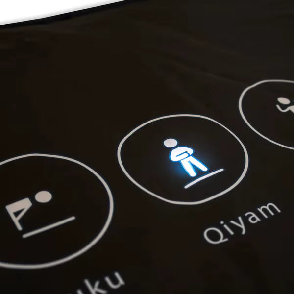 Smart Interactive Prayer Mat for Adults – Pearl Cotton, 7 Languages