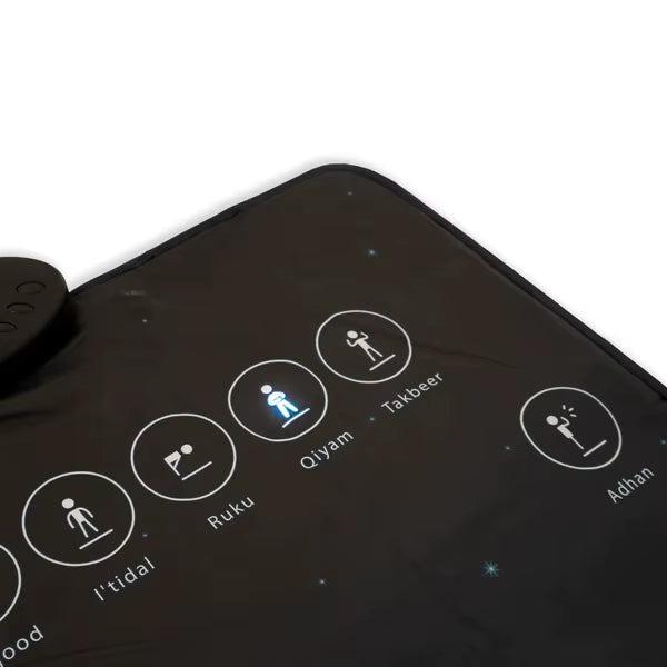 Smart Interactive Prayer Mat for Adults – Pearl Cotton, 7 Languages